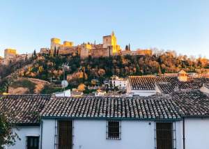 Granada view over the Alhambra