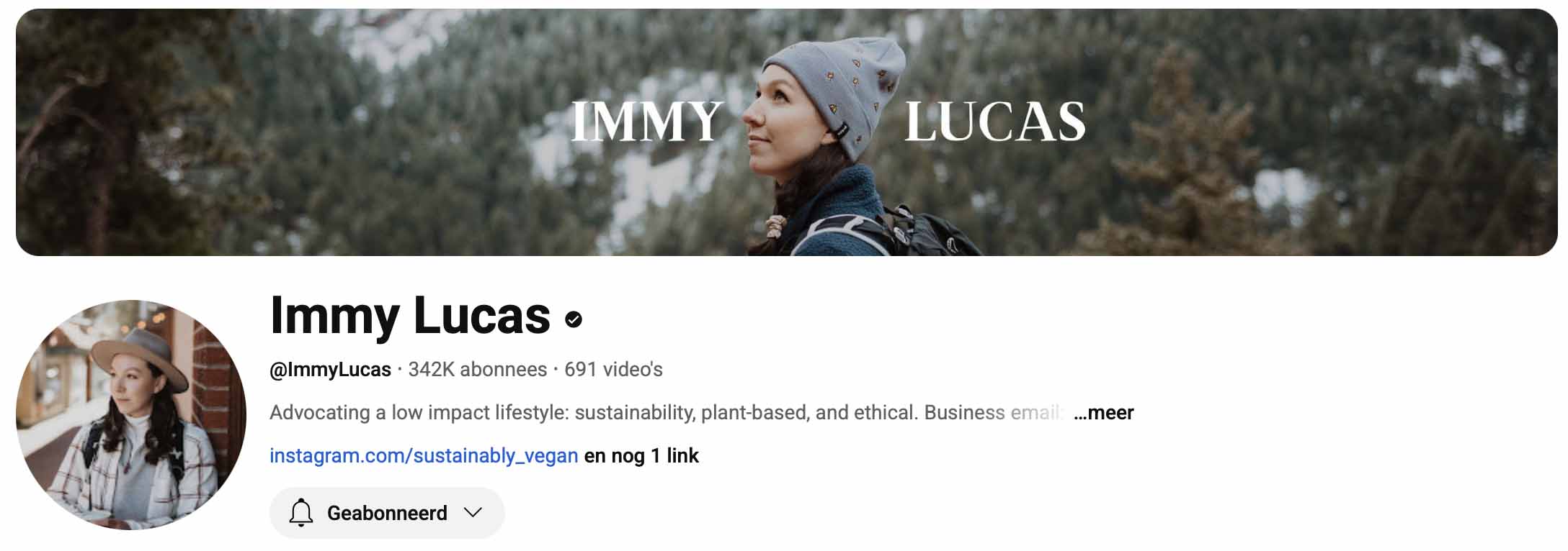 Immy Lucas - Youtube kanaal