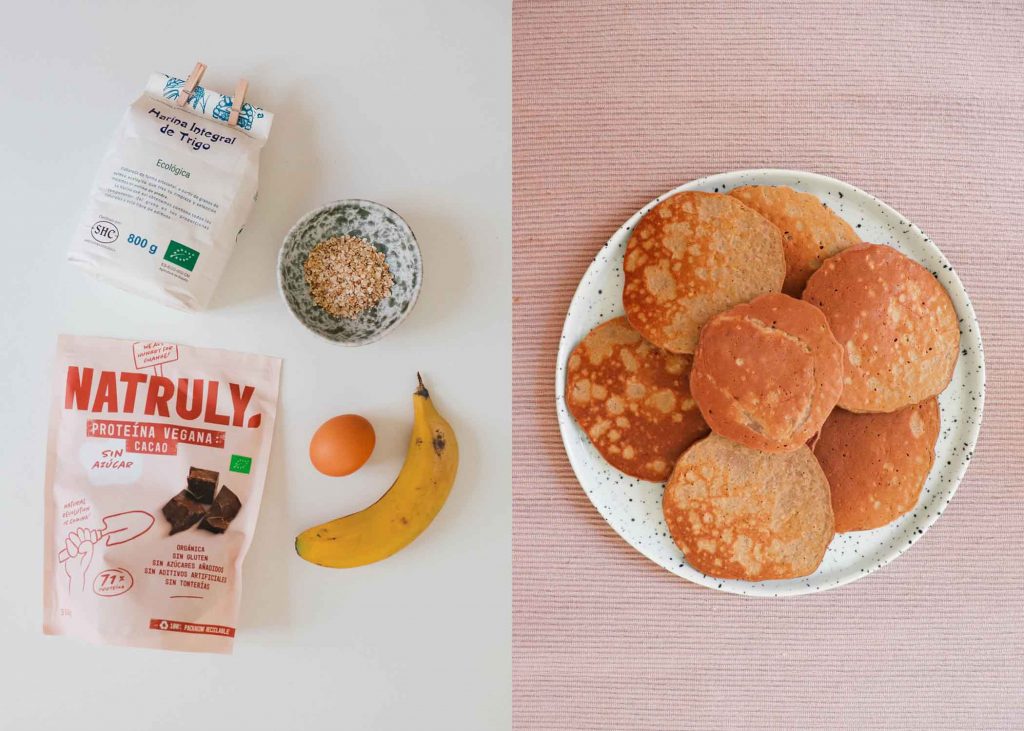 Bananenpannenkoekjes met proteïnepoeder