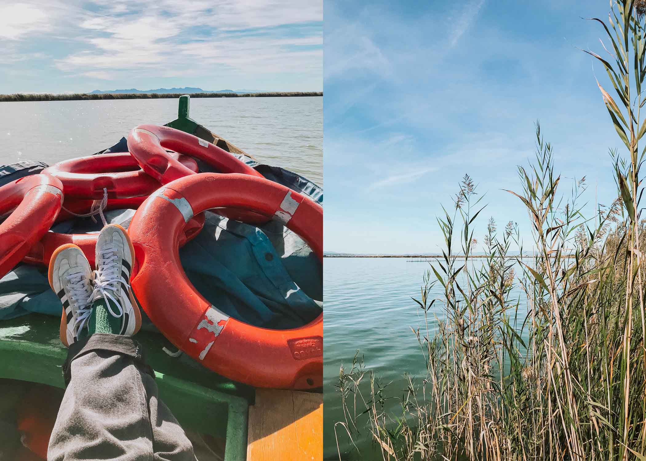 Varen op het Albufera-meer